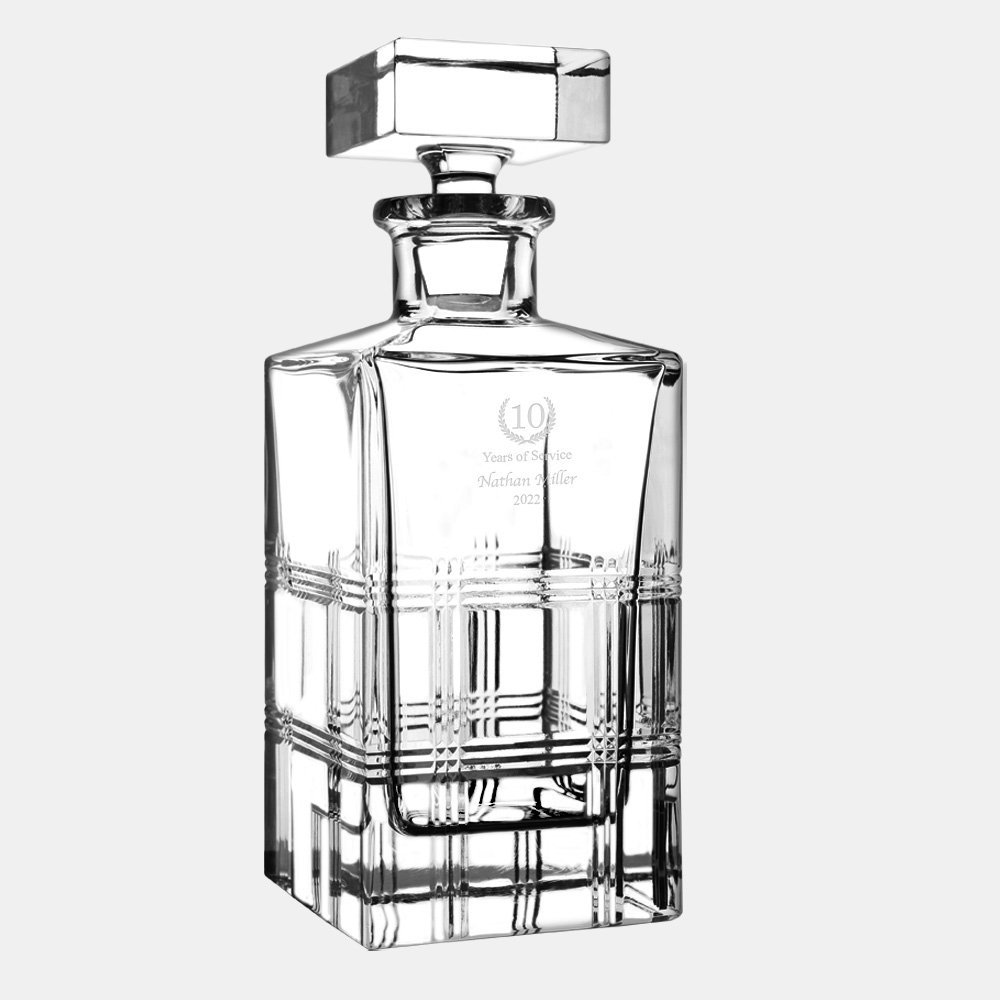 Reed & Barton Hudson Crystal Tailored Paid-Cut Design Highball