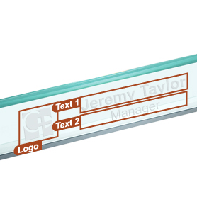 Slant Beveled Nameplate