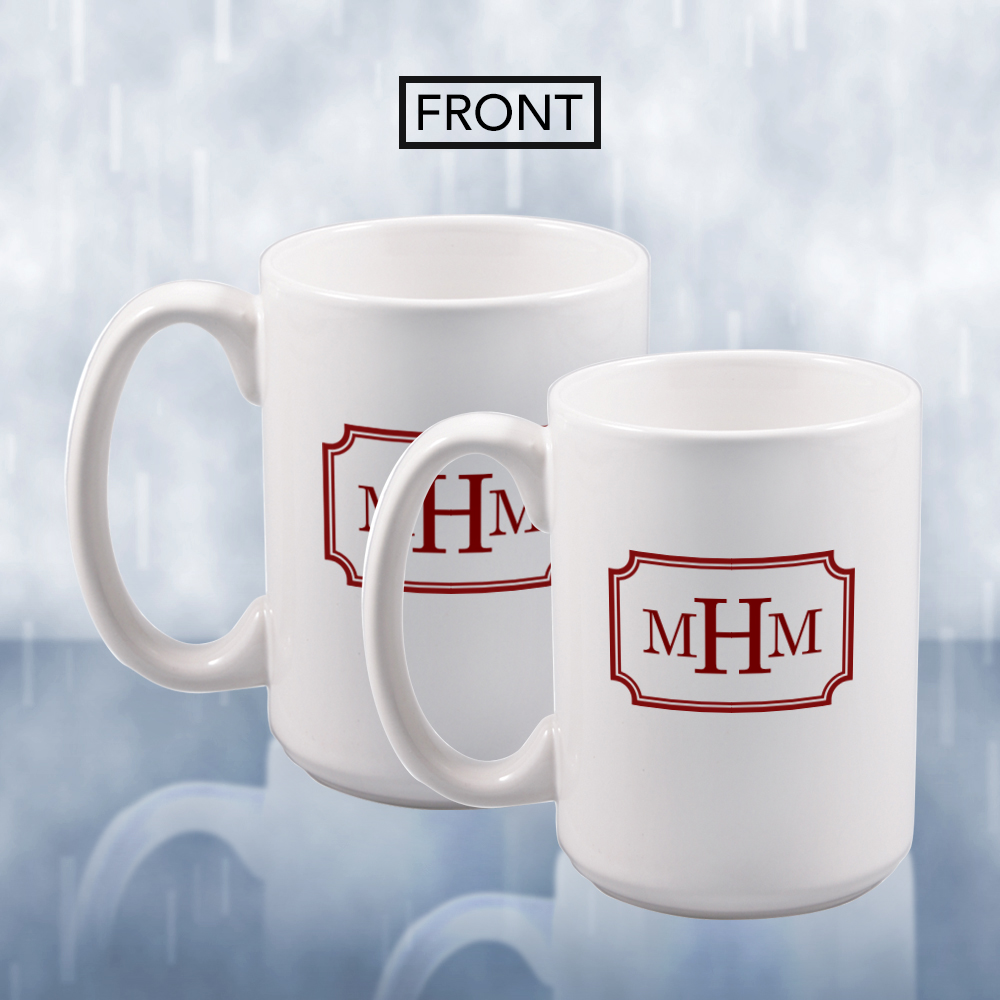 Monogrammed Sublimation Ceramic