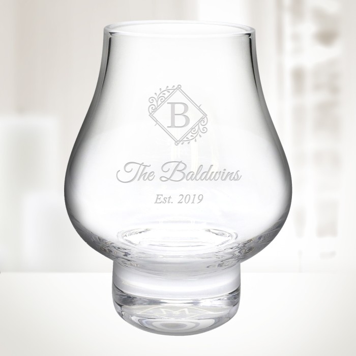 Monogramm Snifter Glass