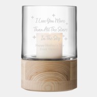 Pre-Designed Mother's Day Stars LSA LOTTA Lantern Candle Holder with Ash Base