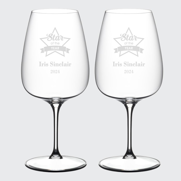 Riedel Grape Cabernet/Merlot Glass Pair, 28.06oz