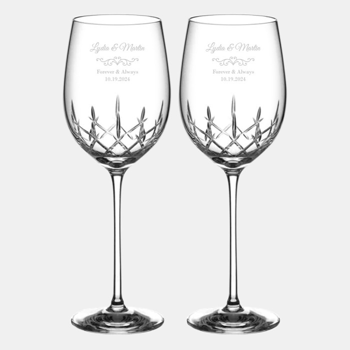 Diamante Classic Red Wine Glass Pair, 15.2oz