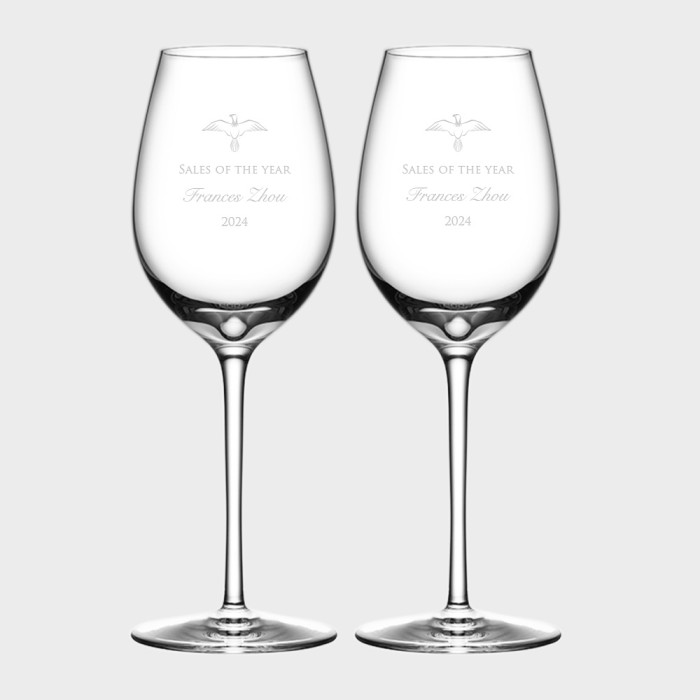 Orrefors Premier Chardonnay Glass Pair, 10oz