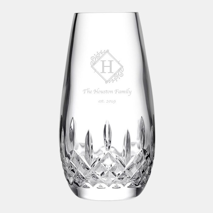 Monogrammed Waterford Lismore Essence Bud Vase