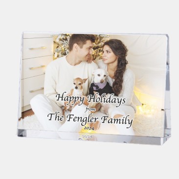 Color Photo Imprinted Horizontal Rectangle Plaque