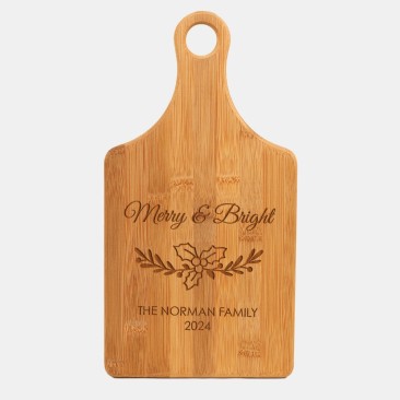 Bamboo Paddle Shape Cutting Board