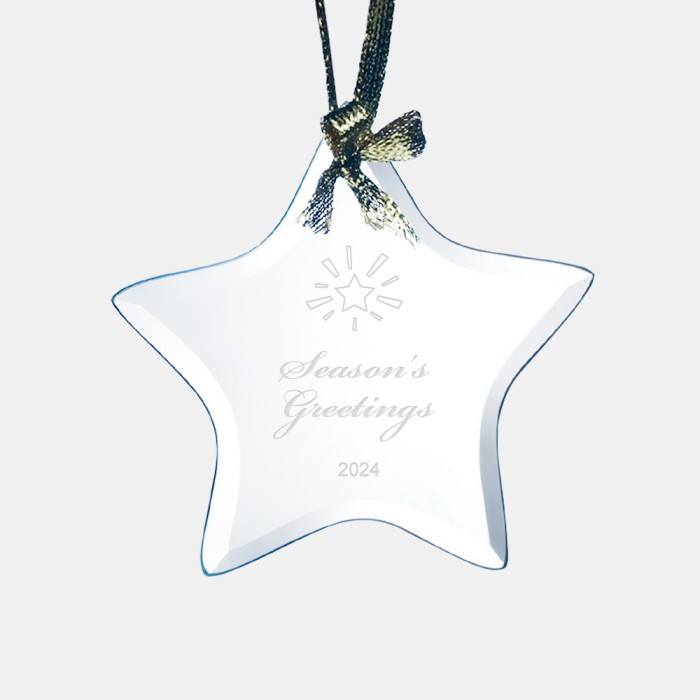 Beveled Star Ornament