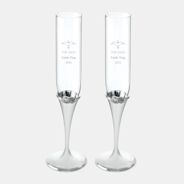 Vera Wang Infinity Toasting Flute Pair 