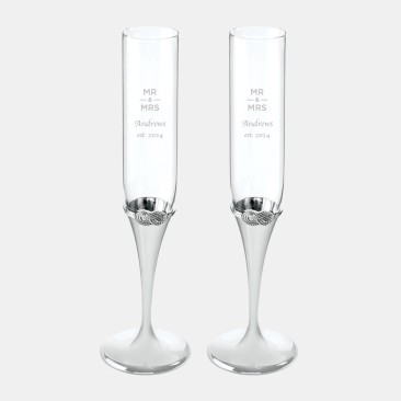 Vera Wang Infinity Toasting Flute Pair 