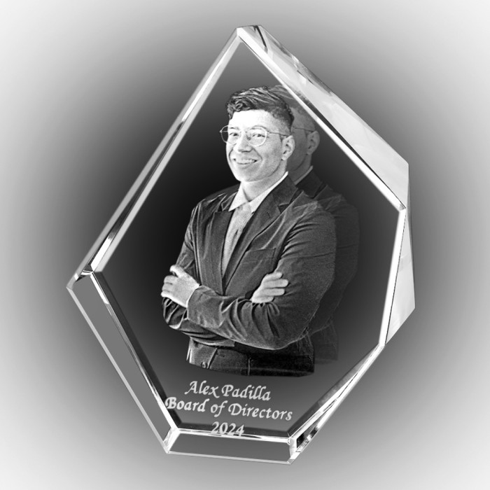 3D Lasered Prestige Plaque