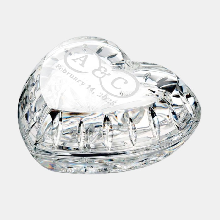 Pre-Designed Infinity Waterford Giftology Heart Box