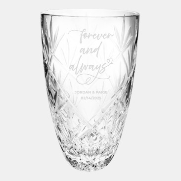 Pre-Designed Forever and Always Joan Vase | Hand Cut