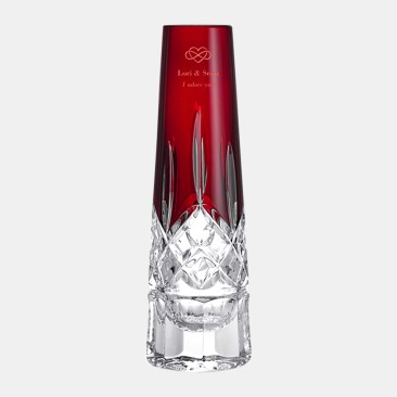 Waterford Lismore Red Bud Vase