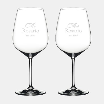 Pre-Designed Mr. & Mrs. Riedel Extreme Cabernet Pair, 28oz