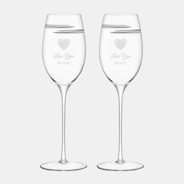 LSA Verso White Wine Glass Pair, 11.5oz