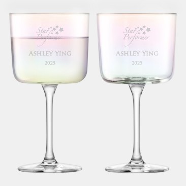 LSA Iridescence Wine Glass Pair, 8oz