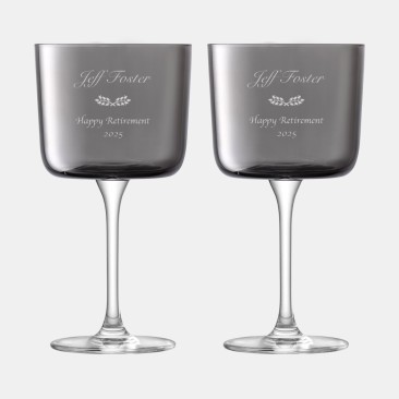 LSA Lunar Wine Glass Pair, 8oz