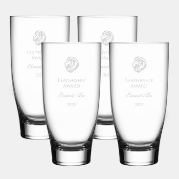 Nambe Vie Highball Glasses 4pc Set, 16oz